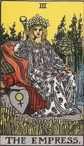 Number 6 in Numerology Planet Venus 3 Empress Tarot card
