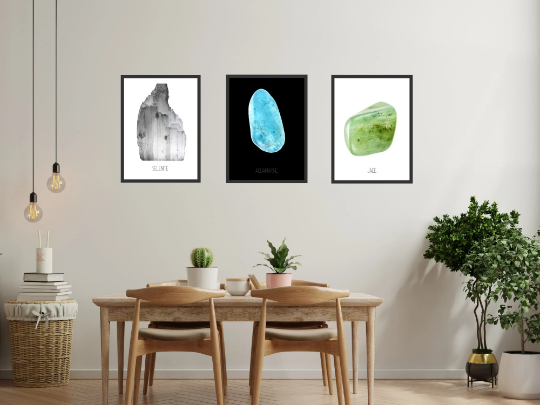 Selenite Crystal Print
