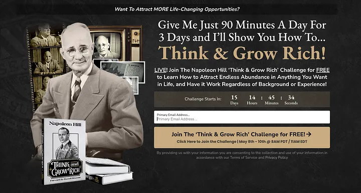 The Napoleon Hill Think & Grow Rich Challenge 9 The Napoleon Hill Think & Grow Rich Challenge