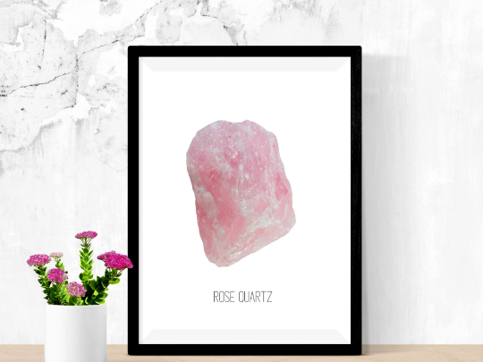 Healing Power of Crystals: Nature's Soothing Gems for Mind and Body 5 Rose quartz