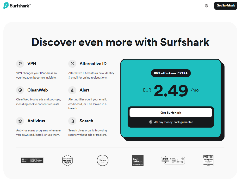 more with surfshark