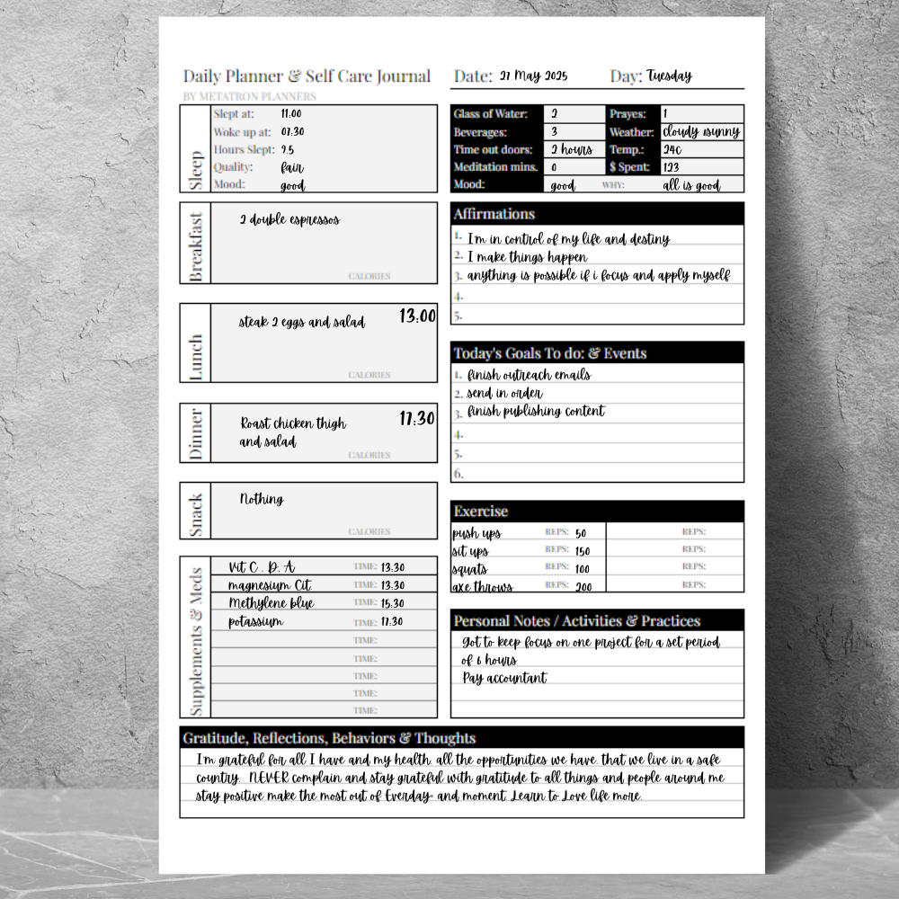 Daily Journal - Printable Journal Pages 5 Daily Journal - Printable Journal Pages Angel number