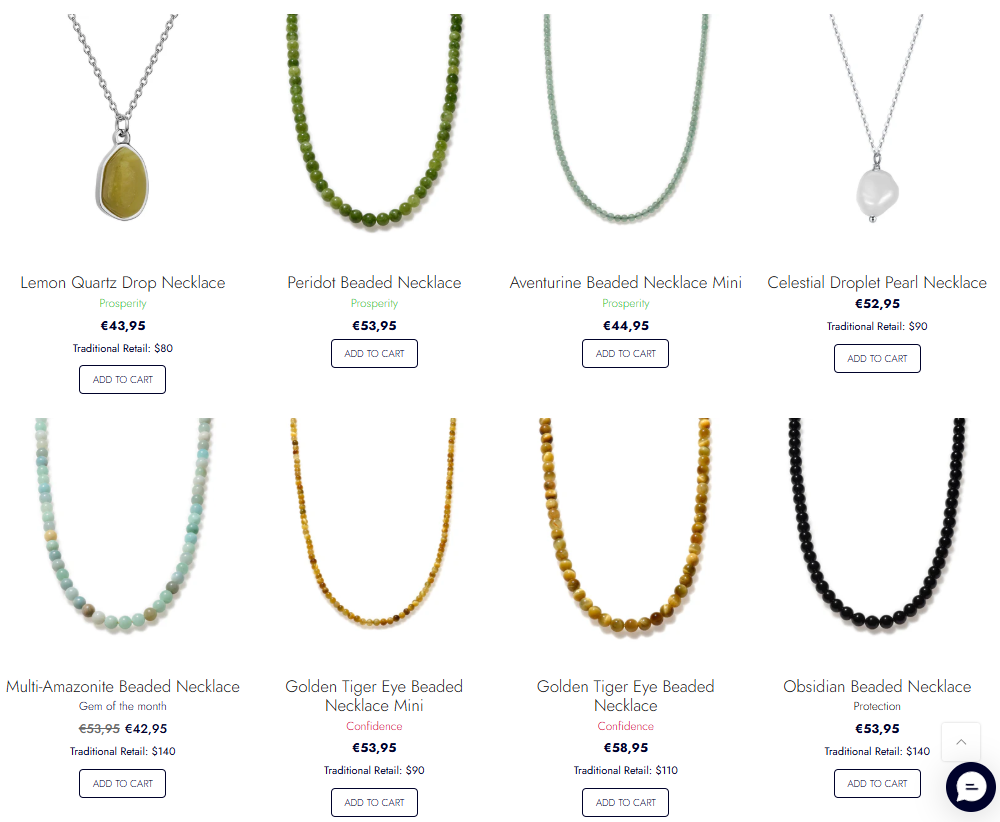 Stone Jewelry Necklaces 9 Stone Jewelry Necklaces