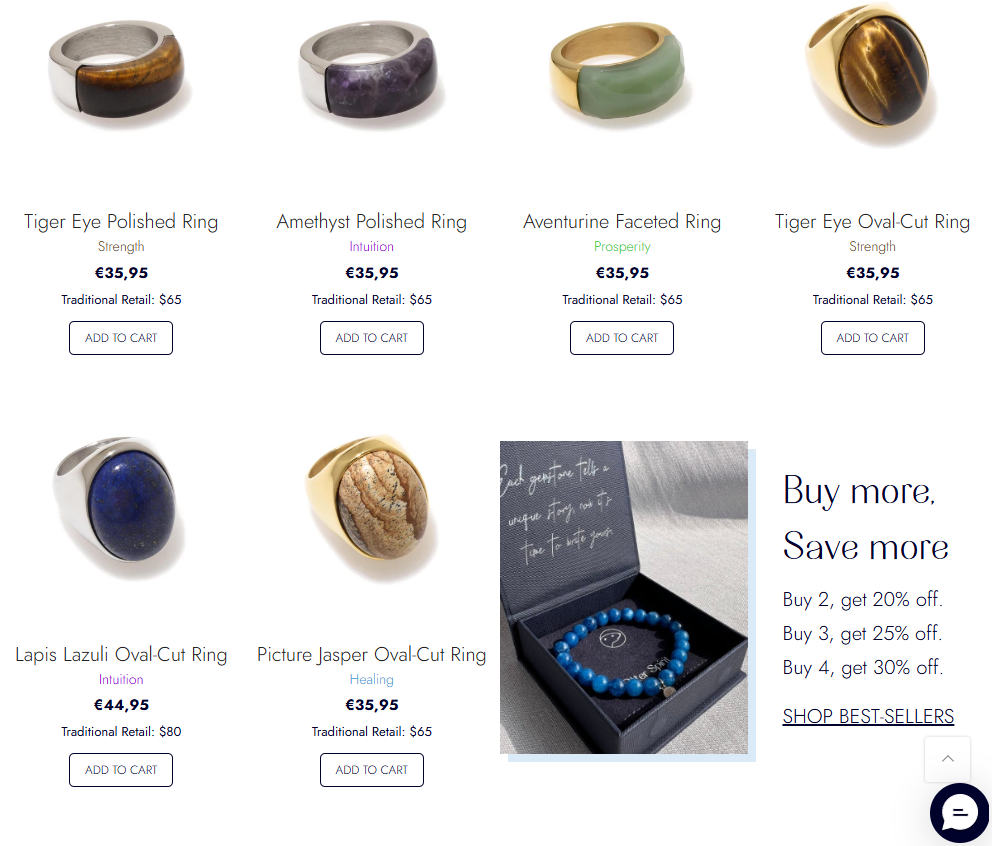 Stone Rings Stone Jewelry